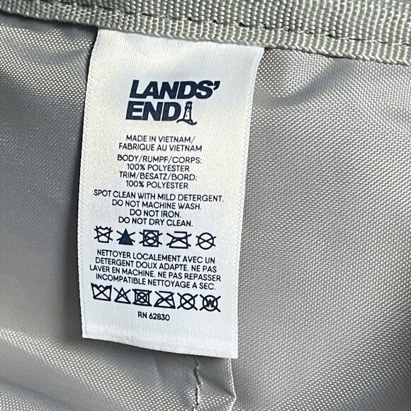 Lands End Everyday Messenger Bag Size 11 x 15 Laptop Inner Outer Pockets Utility - Picture 14 of 16